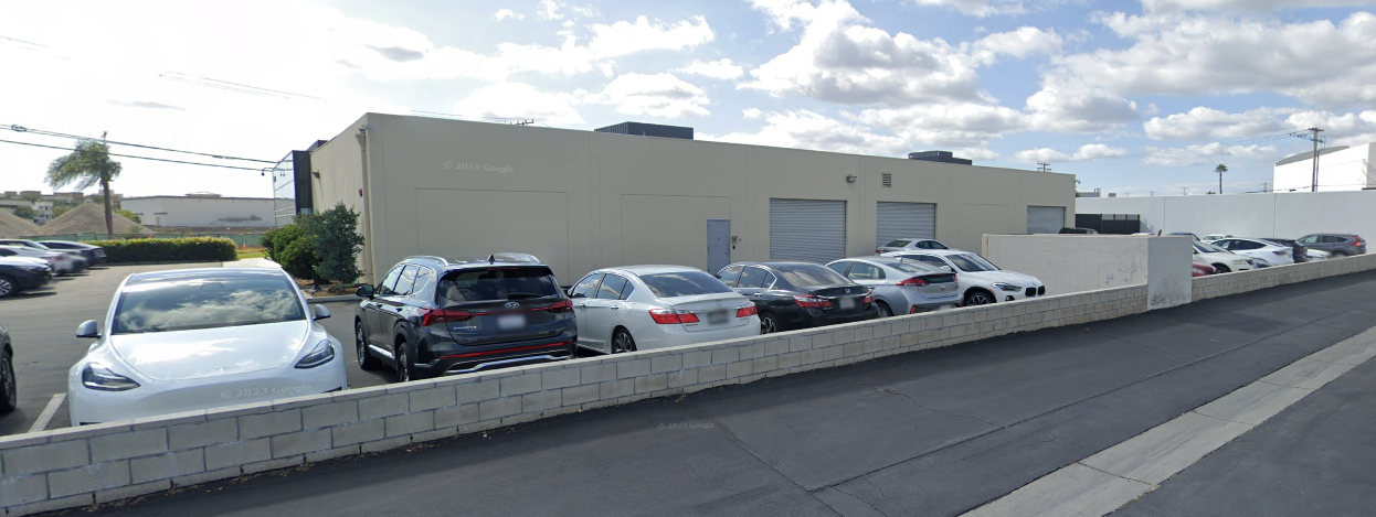SoCal Rubber facility exterior in Anaheim, California