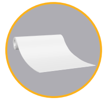 Nitrile rubber roll stock