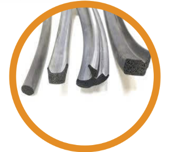 Custom rubber extrusion profiles