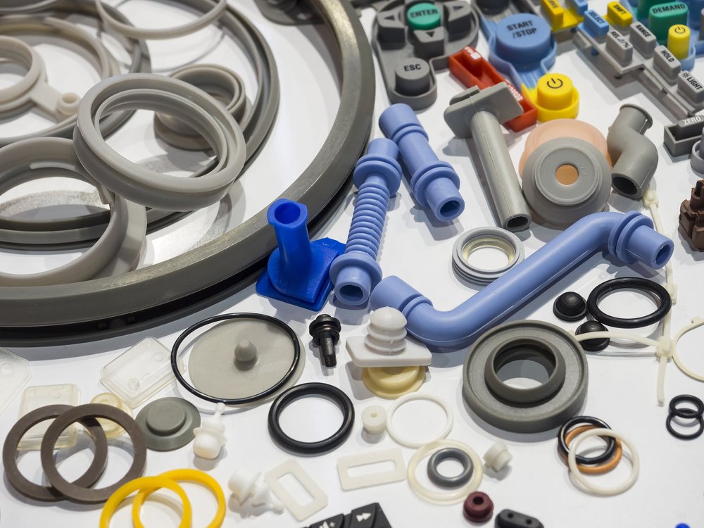 Assorted rubber parts and components